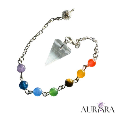 Quartzo Cristal com Esferas 7 Chakras